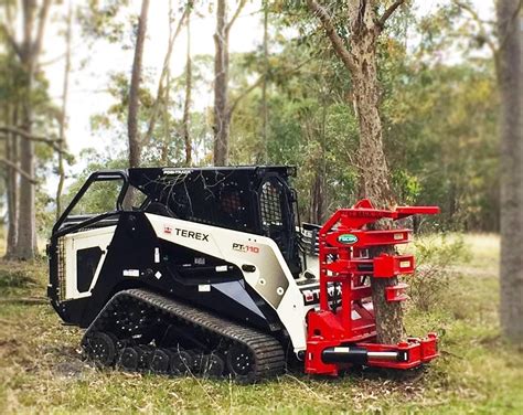 skid steer hot saw|used skid steer tree saw.